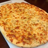 White Pizza with Mozzarella Cheese
