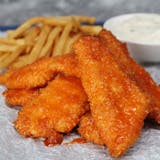 Buffalo Chicken Fingers With french Fries