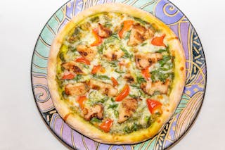 Chicken On The Green Pizza
