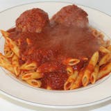 Pasta with Two Meatballs