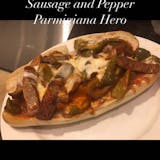 Sausage & Peppers Parm Hero
