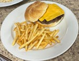 Plain Cheeseburger Platter