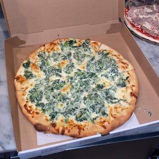 White Pizza with Broccoli
