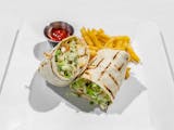 Grilled Chicken Caesar Salad Wrap