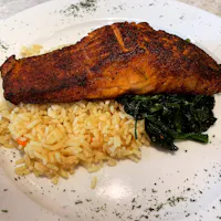 Blackened Salmon Dinner