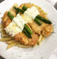 Parmesan Encrusted Chicken Dinner