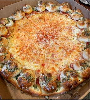 Garlic Knot Crust Pie