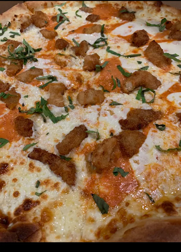 Chicken Vodka Parm Pizza