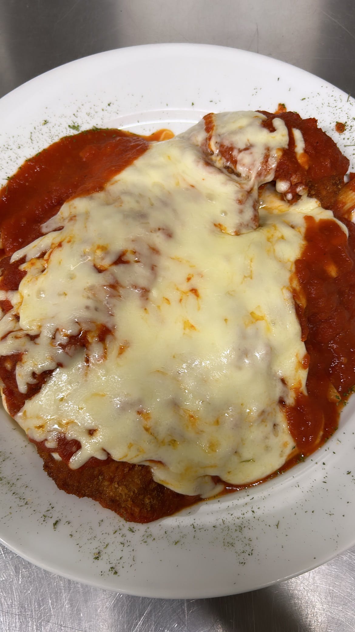 Veal Parmigiana Dinner
