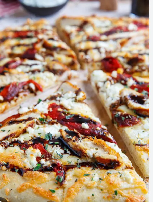 Chicken Balsamic Pizza