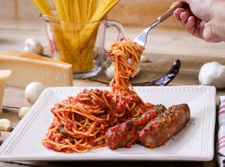 Spaghetti with Italian Sausage