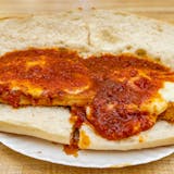 Chicken Parmigiana Hot Hero Sandwich
