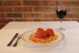 Lunch Spaghetti & Meatballs