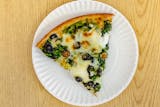 Broccoli Rabe Pan Pizza Slice