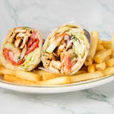 Grilled Chicken Greek Wrap