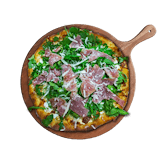 Prosciutto Arugula Pizza