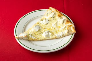 White Pizza Slice