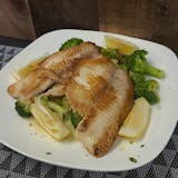 Grilled Tilapia with Sauteed Broccoli