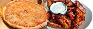1 Large Cheese Pizza & Dozen Wings