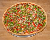 Vegetable Pizza with One Topping