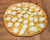 White Pizza with One Topping
