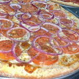 Fresh Tomato & Onion Pizza
