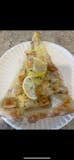 Chicken  francese pizza slice