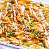 Fries with Cheddar, Bacon, Ranch