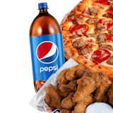 Large Pizza & Wings Special