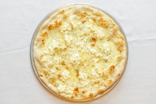 White Round Pizza