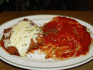 Eggplant Parmigiana Dinner