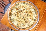 Pesto Pizza with Goat Cheese