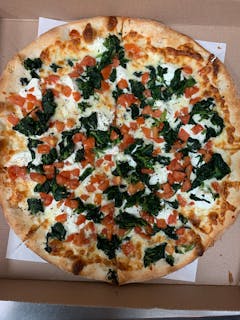 White Pizza with Broccoli