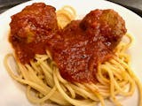 Pasta with Two Meatballs