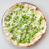 Broccoli Pizza with Ricotta Cheese