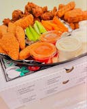 2 Large Pizzas & Appetizer Platter