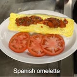 Two Eggs Spanish Style Omelette Breakfast