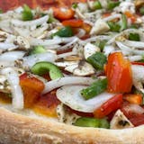 Cheeseless Vegetable Pizza