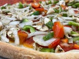 Cheeseless Vegetable Pizza