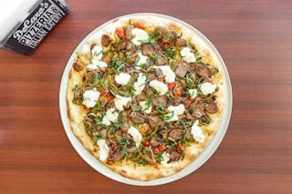 Broccoli Rabe & Sausage Pizza