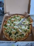 White with Broccoli Pizza