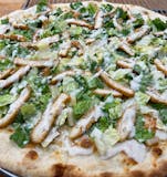 Grilled Chicken Caesar Salad Pizza