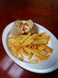 Grilled Chicken, Fresh Mozzarella & Roasted Peppers Wrap