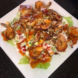 Grilled Chicken & Shrimp Salad