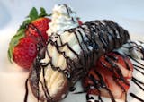 Chocolate Covered Cheesecake Cannoli