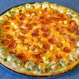 Garlic Knot Crusted Pizza