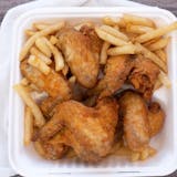 Chicken Wings with Fries