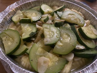 Gnocchi & Zucchini with Garlic & Oil