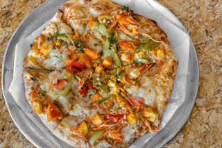 Thai Peanut Chicken Curry Pizza