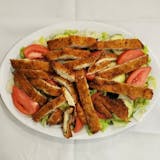 House Salad with Chicken Cutlet
